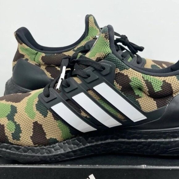Adidas X Bape Ultraboost Green Camo Size 8.5 F35097